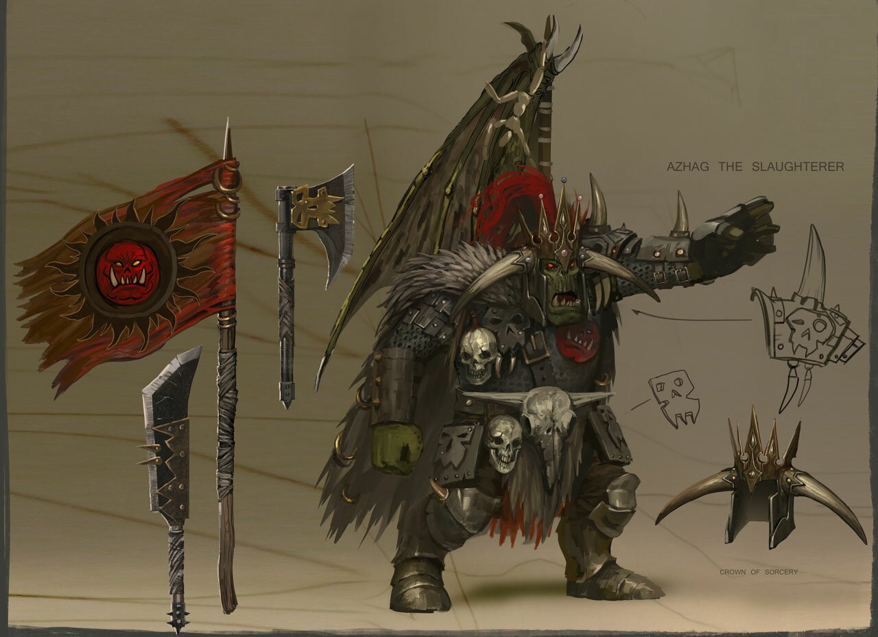 Герои-лорды фракций Total War: WARHAMMER. Ажаг Мясник
