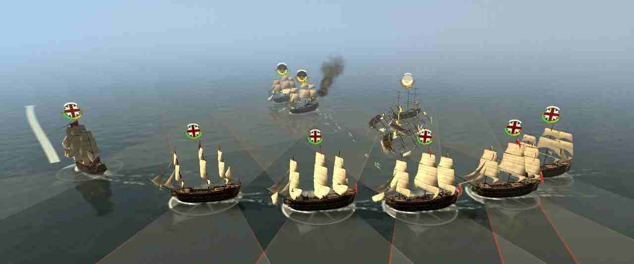 атака флота построением «коробочка» Empire Total War Empire Total War: атака флота построением «коробочка»